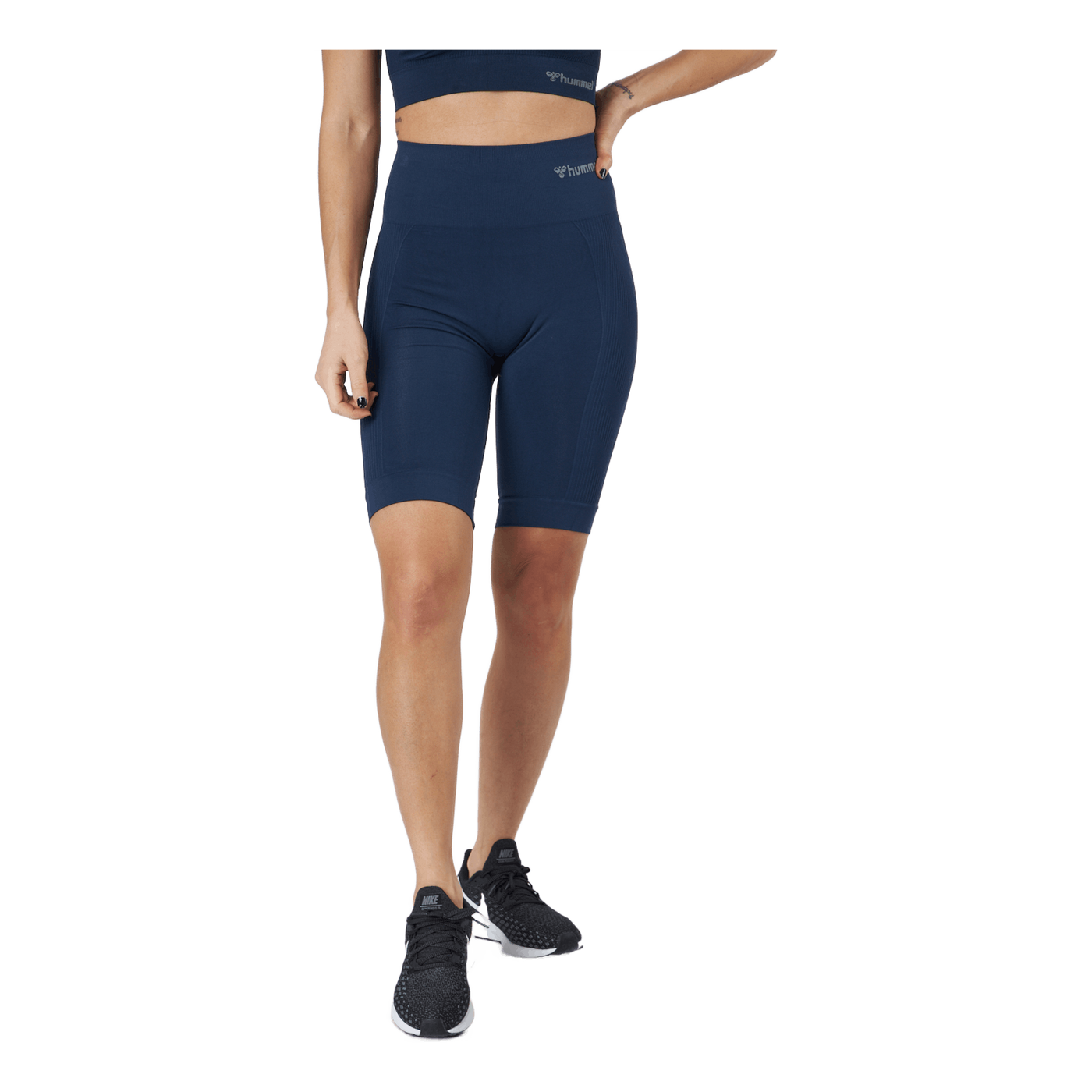 Hmltif Seamless Cyling Shorts Black Iris