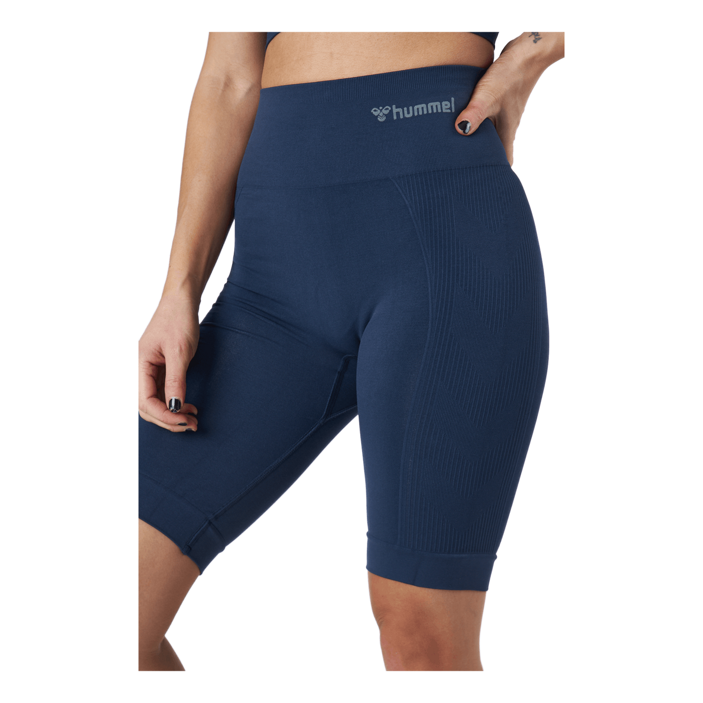 Hmltif Seamless Cyling Shorts Black Iris