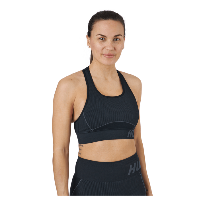 Hmlte Christel Seamless Sports Black/asphalt Melange