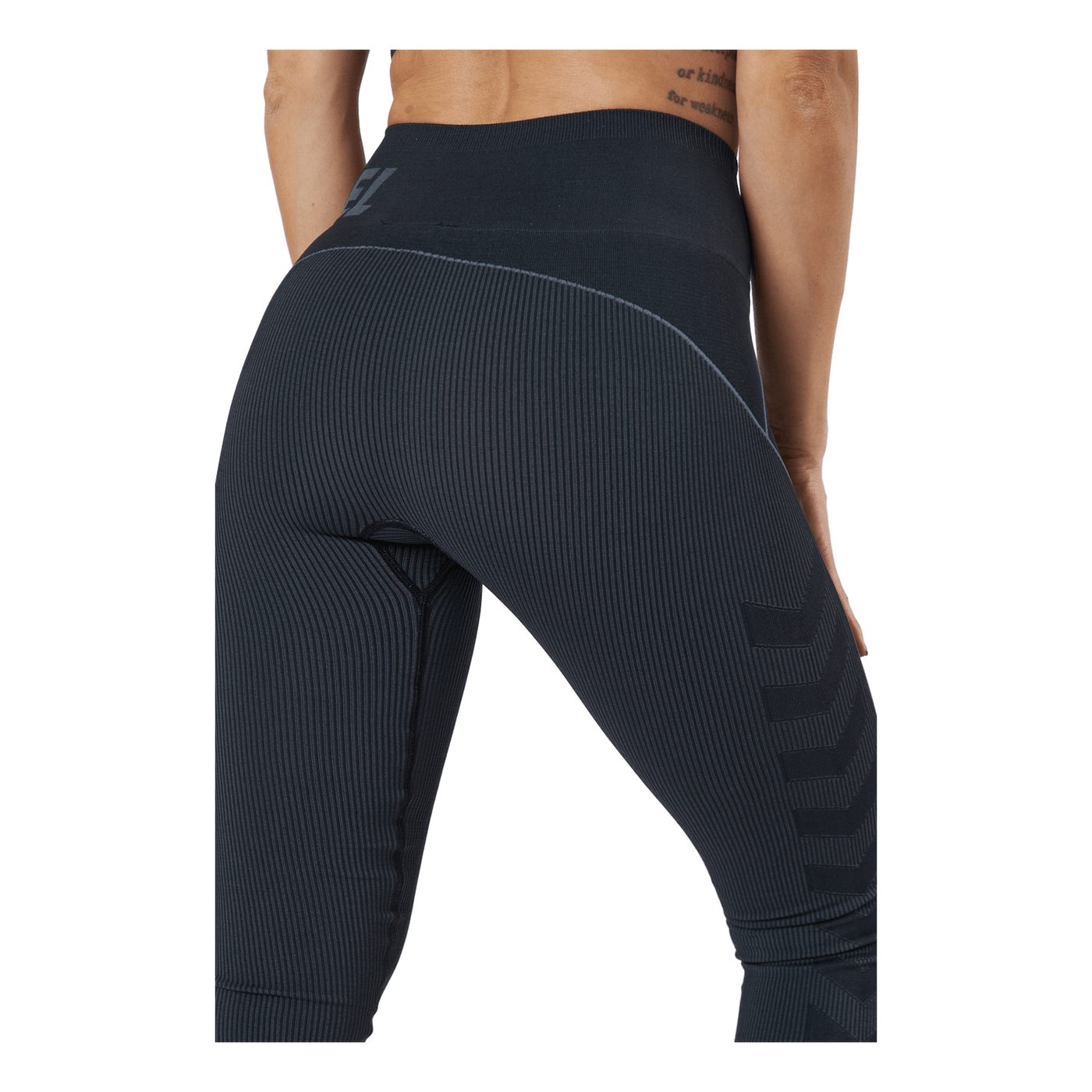 Hmlte Christel Seamless Mw Tig Black/asphalt Melange