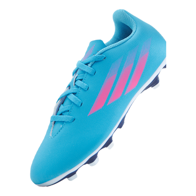 X Speedflow.4 Flexible Ground Boots Sky Rush / Team Shock Pink / Legacy Indigo