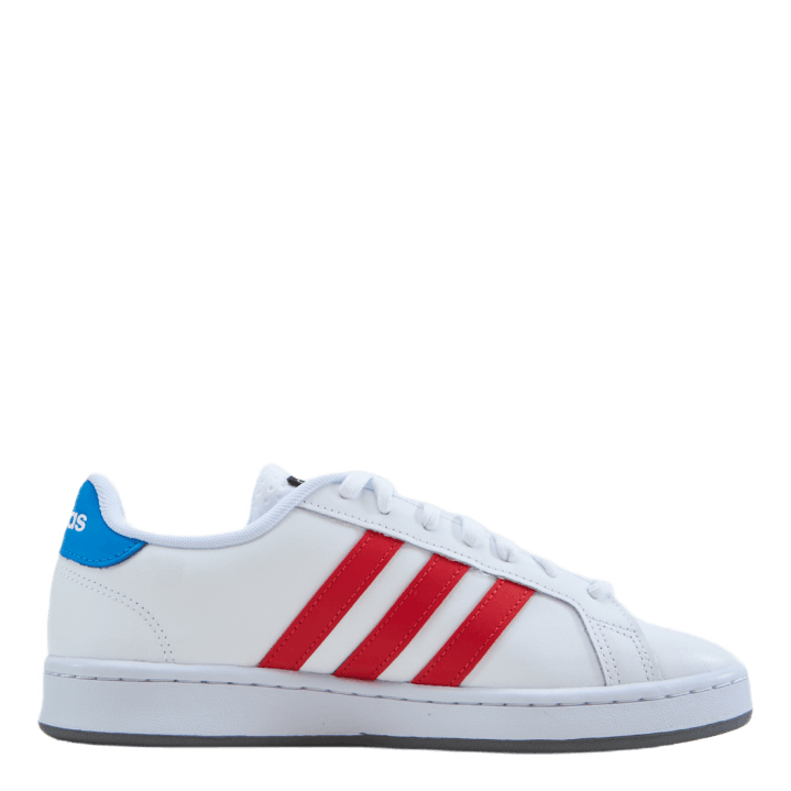 Grand Court Base Shoes Cloud White / Vivid Red / Blue Rush