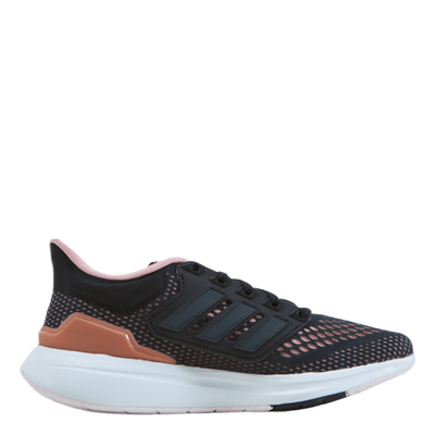 EQ21 Run Shoes Core Black / Grey Six / Wonder Mauve