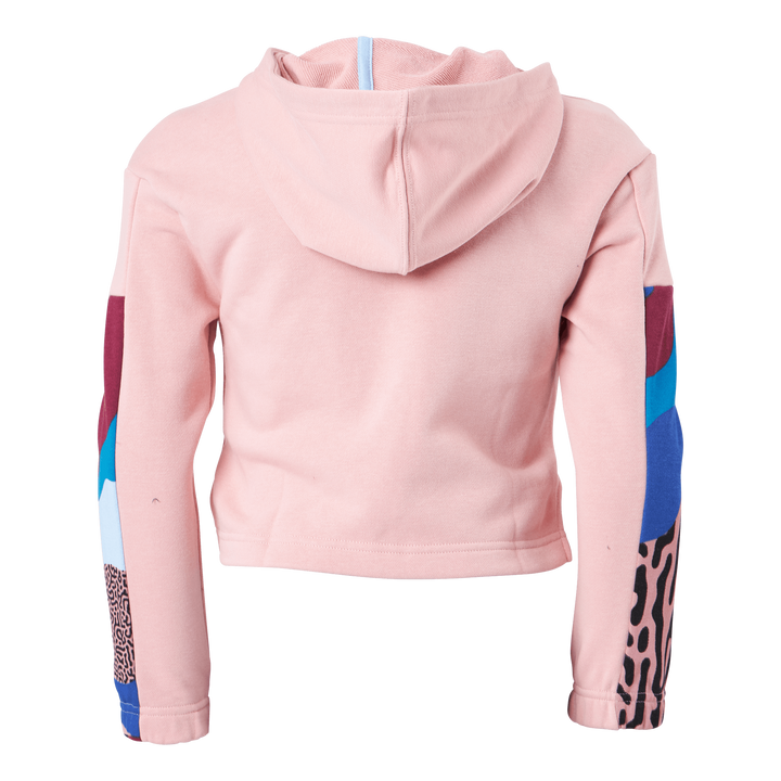 G Aop Cotton Ts Top:wonder Mauve/legacy Burgun