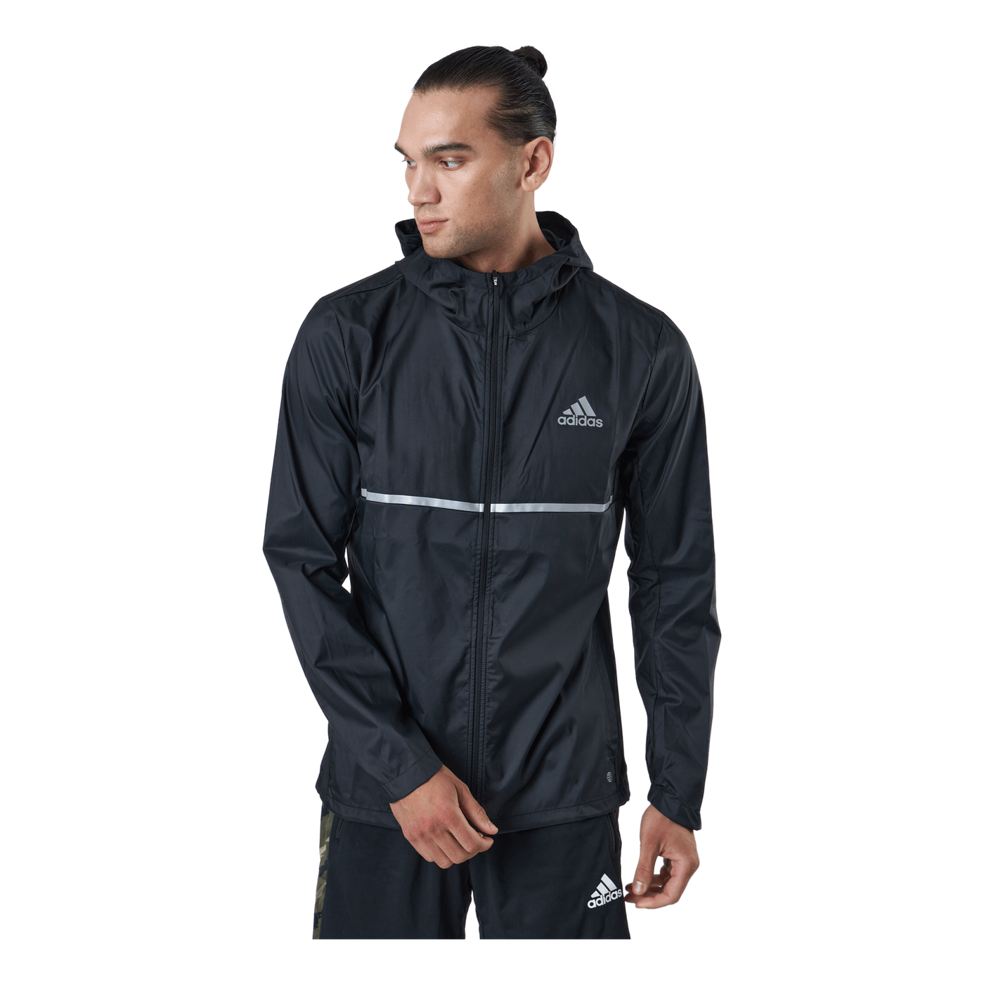 Own The Run Jkt Black/reflective Silver