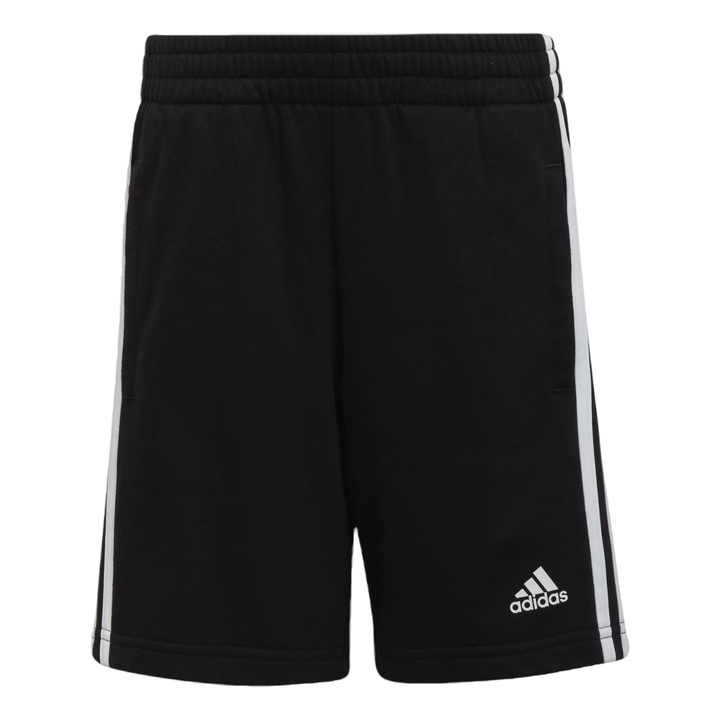 Essentials 3-Stripes Shorts Black / White