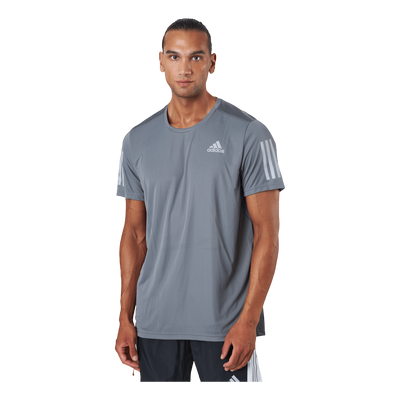 Own The Run Tee Grey Four/reflective Silver