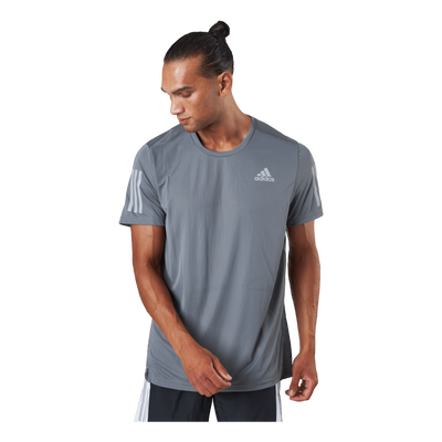 Own The Run Tee Grey Four/reflective Silver