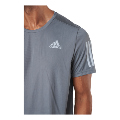Own The Run Tee Grey Four/reflective Silver