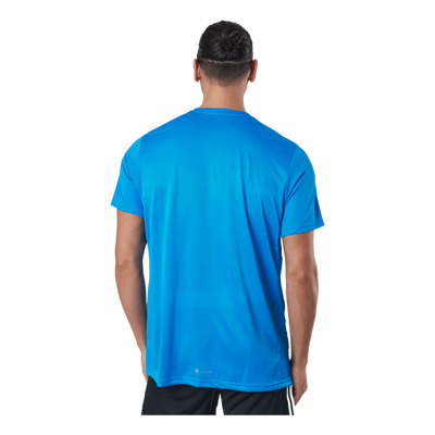 Own The Run Tee Blue Rush/reflective Silver