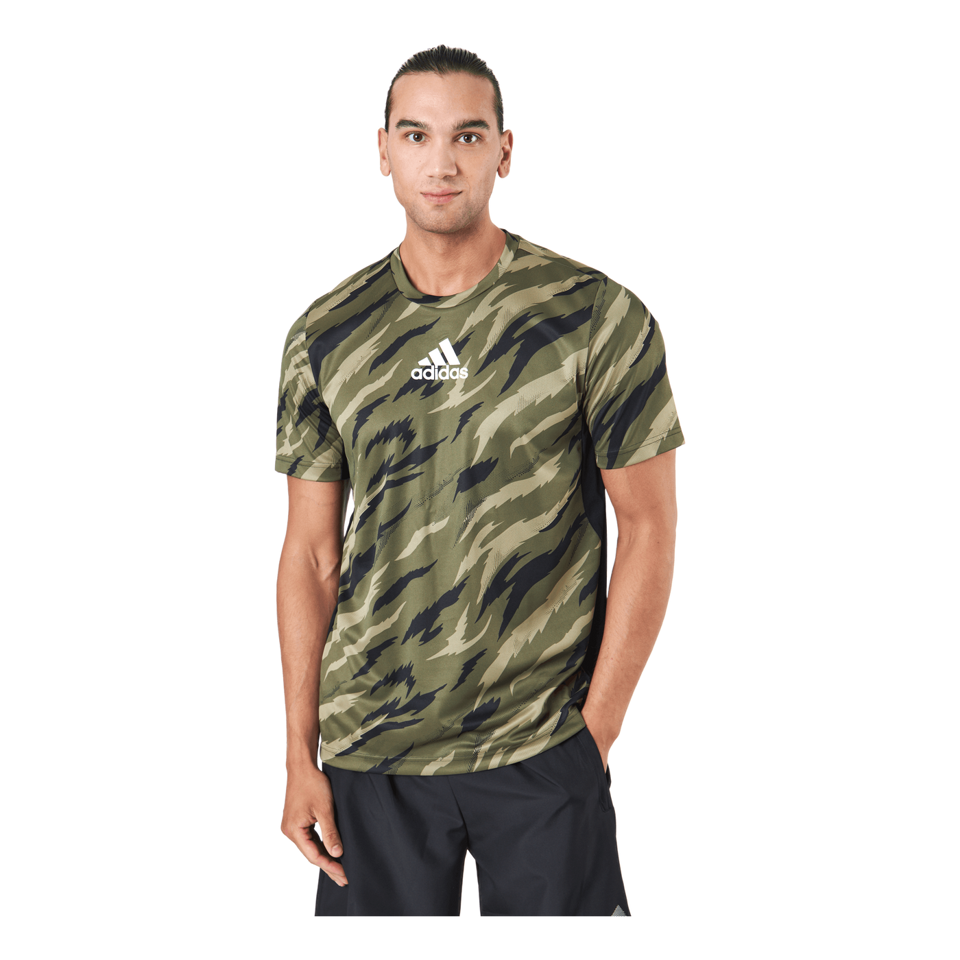 Feelstrcamo Tee Focus Olive/white