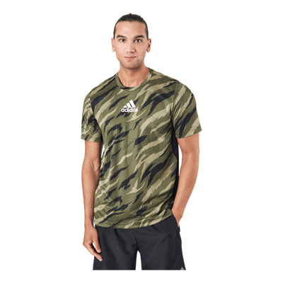 Feelstrcamo Tee Focus Olive/white