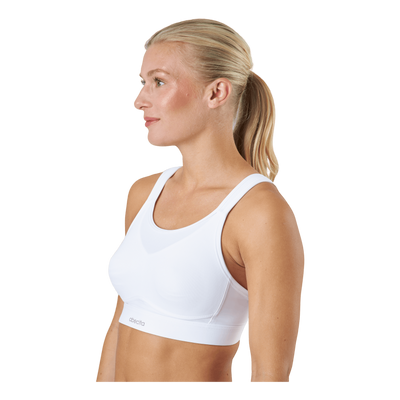 Victorious Spacer Sports Bra   White