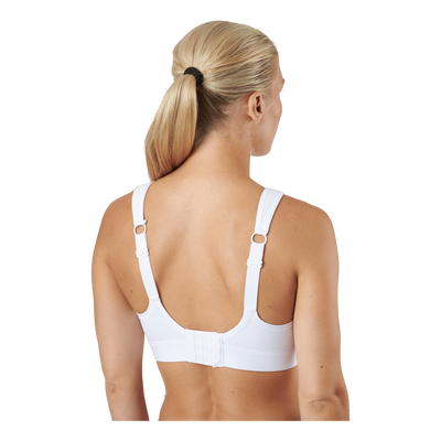 Victorious Spacer Sports Bra   White