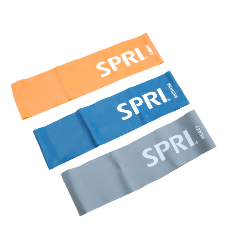 Spri Flat Band Loop Kit 3-pack Multi