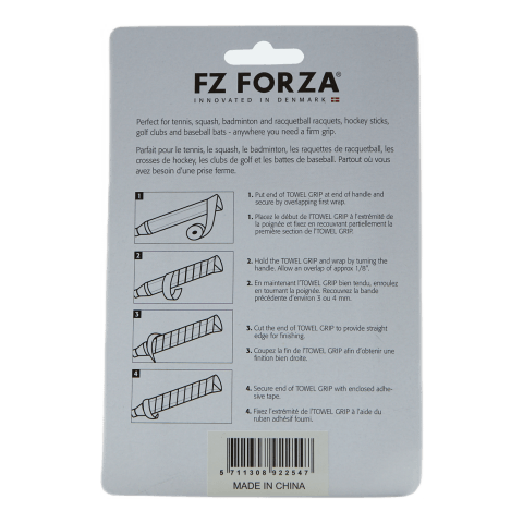 Towel Grip 2pcs. Card Black