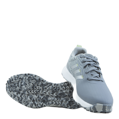 Women's S2G Spikeless Golf Shoes Grey Three / Silver Metallic / Almost Lime