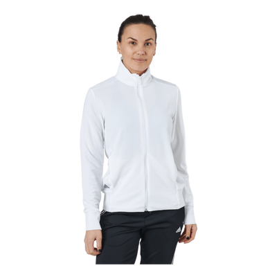 Textured Full-Zip Jacket White