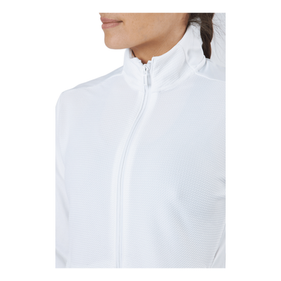 Textured Full-Zip Jacket White