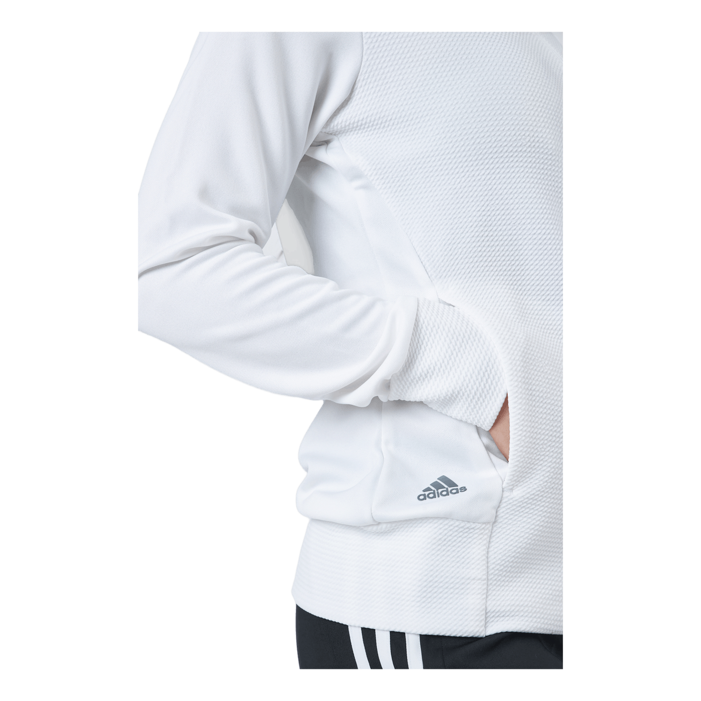 Textured Full-Zip Jacket White