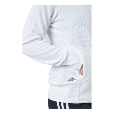 Textured Full-Zip Jacket White