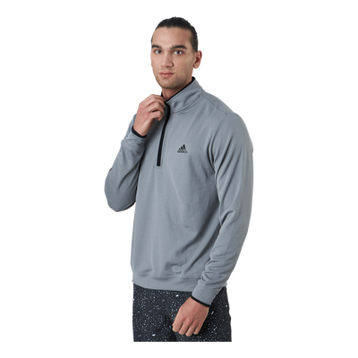 Quarter-Zip Sweatshirt Grey Three