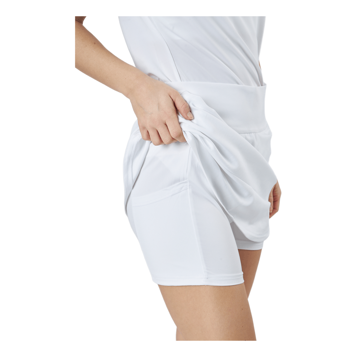 Frill Skort White