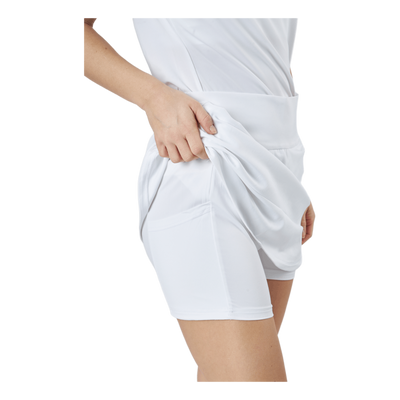 Frill Skort White