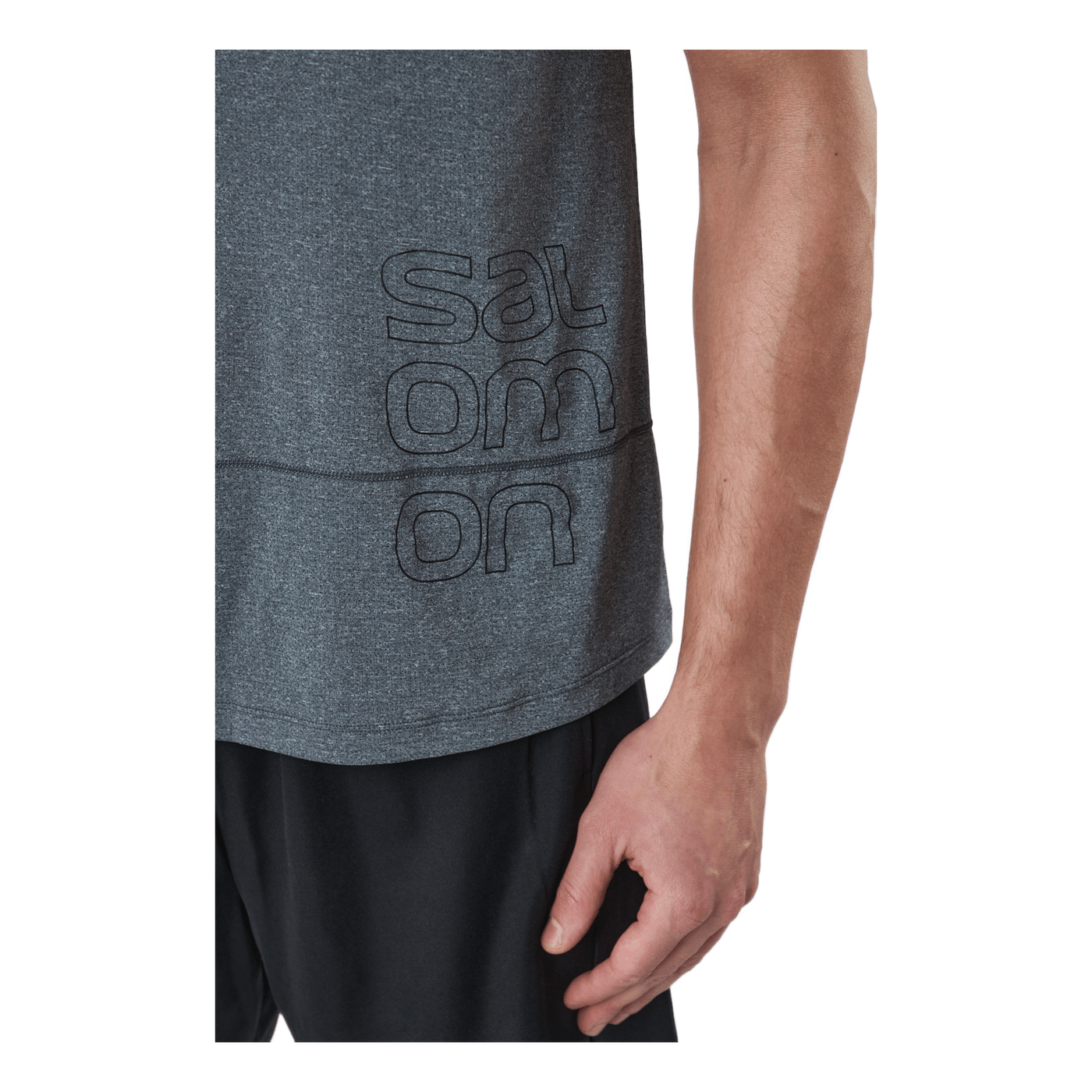 Cross Run Graphic Tank M Black/heather