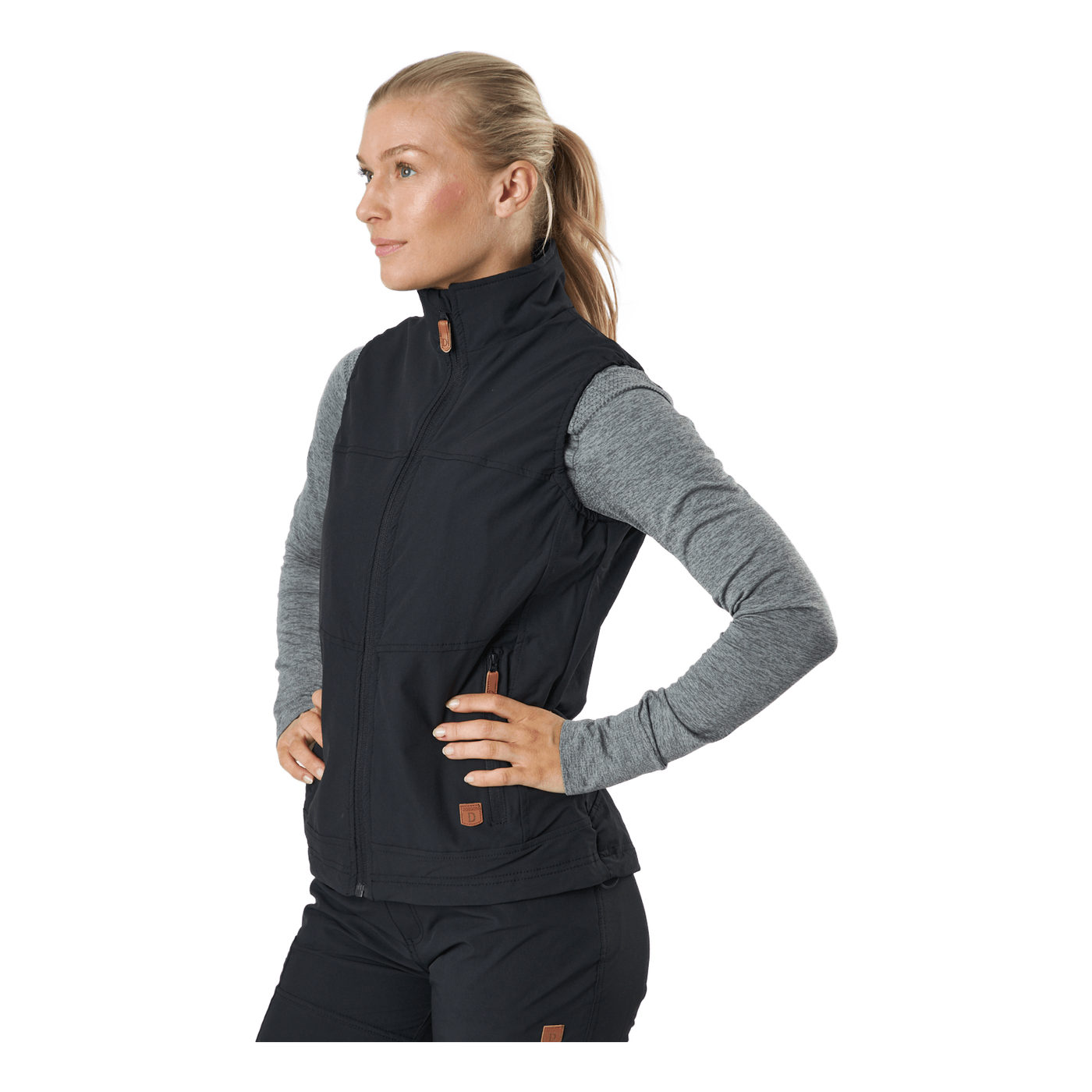 Himalaya Vest Wmn Black