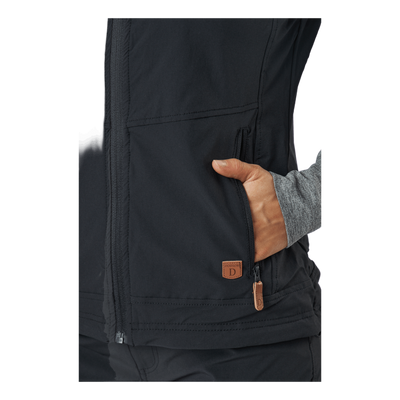 Himalaya Vest Wmn Black