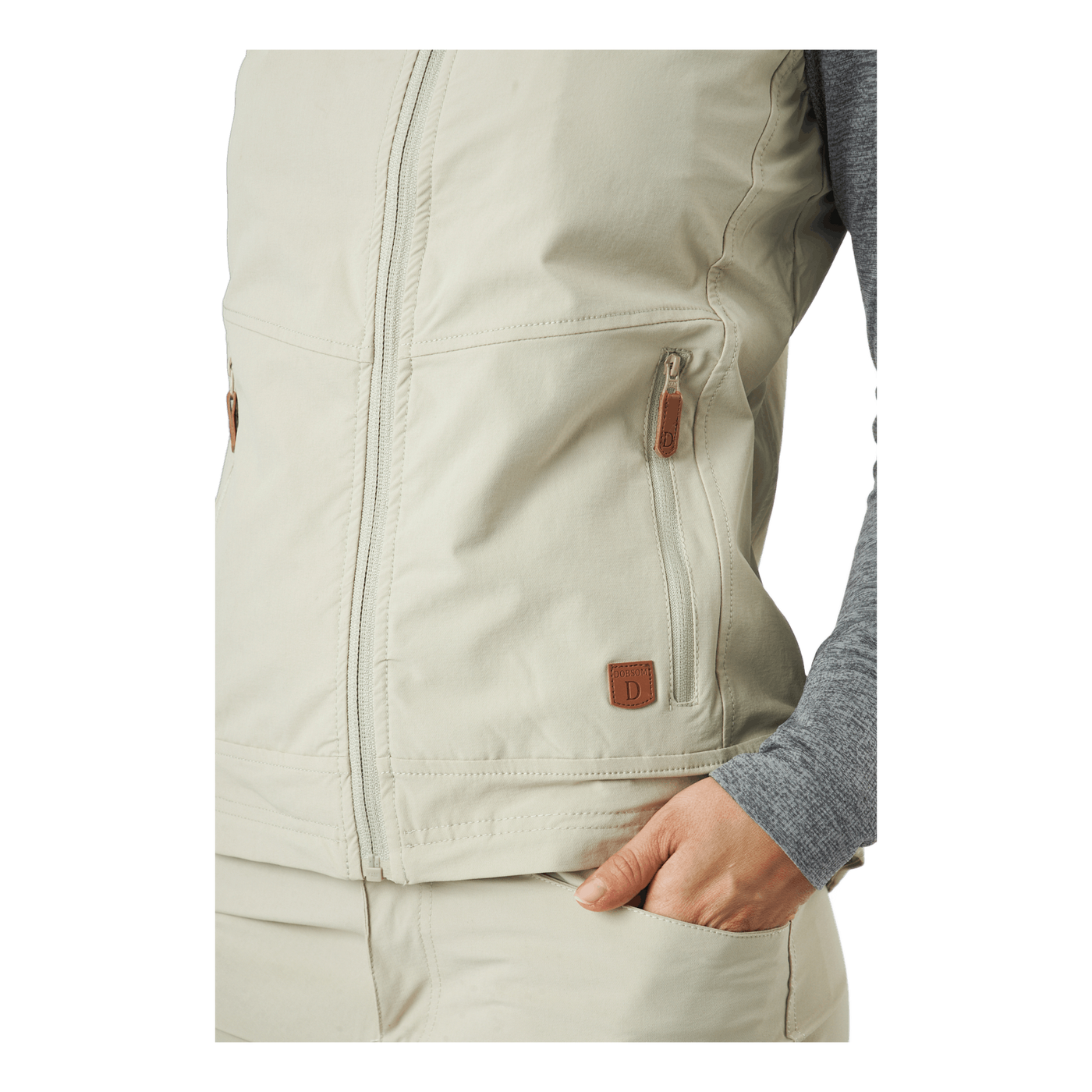 Himalaya Vest Wmn Khaki