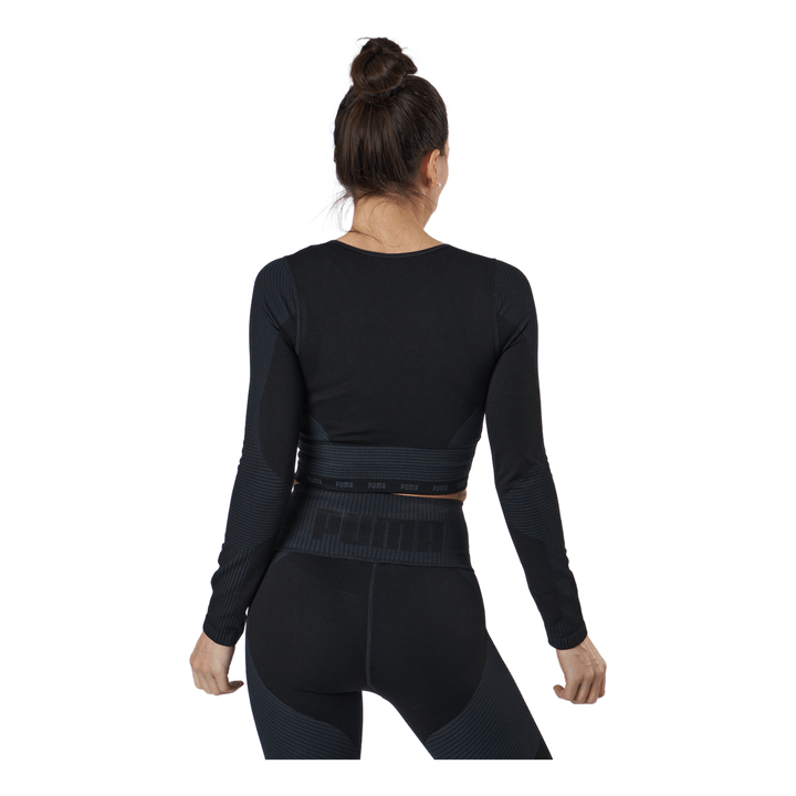 Train Formknit Seamless Long S Puma Black-asphalt