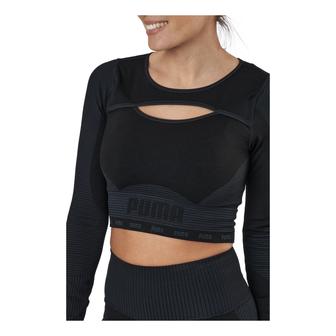 Train Formknit Seamless Long S Puma Black-asphalt