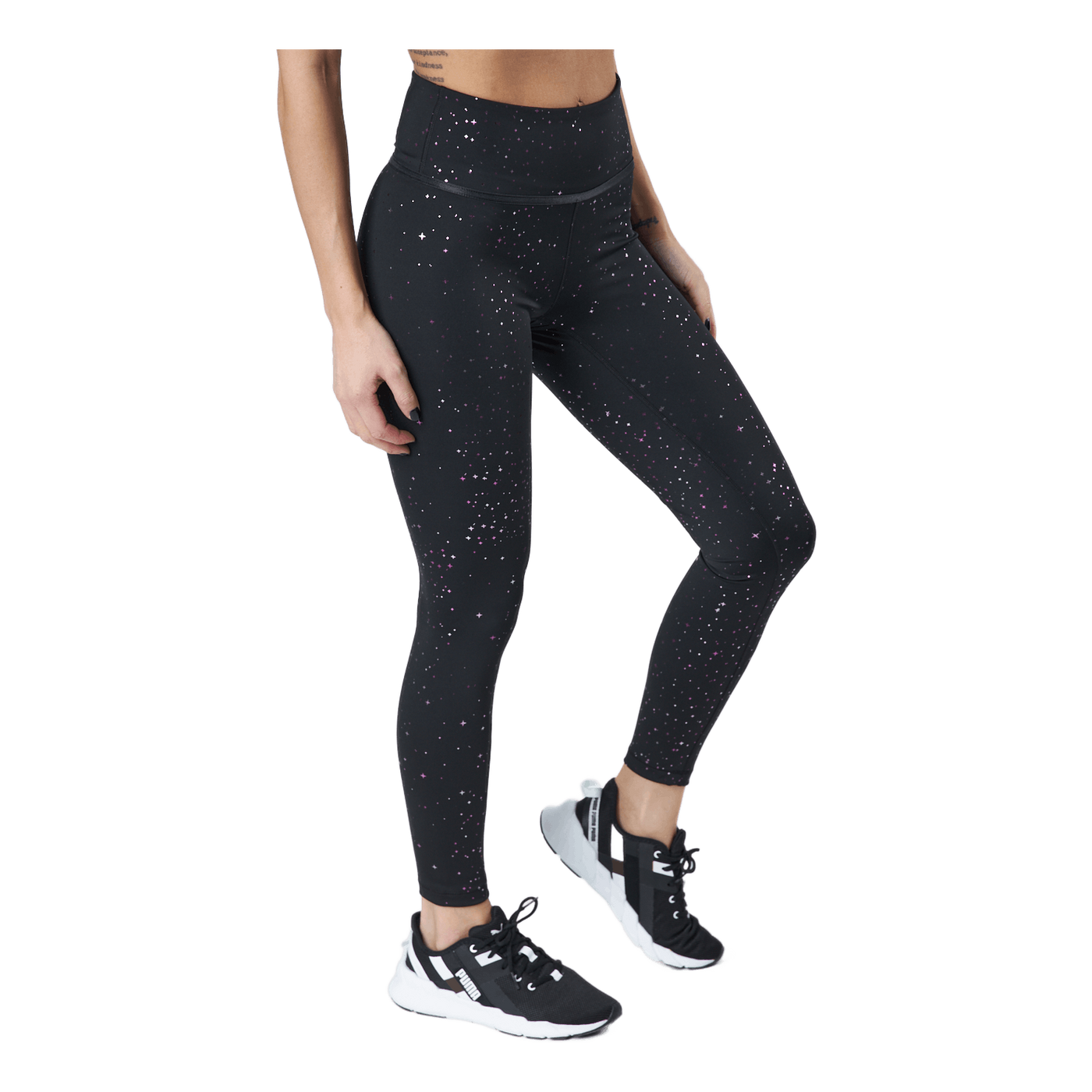 Stardust Crystalline High Wais Puma Black-stardust Print