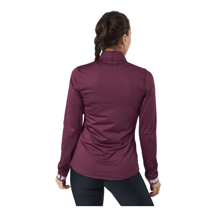 Train Puma Strong 1/4 Zip Grape Wine