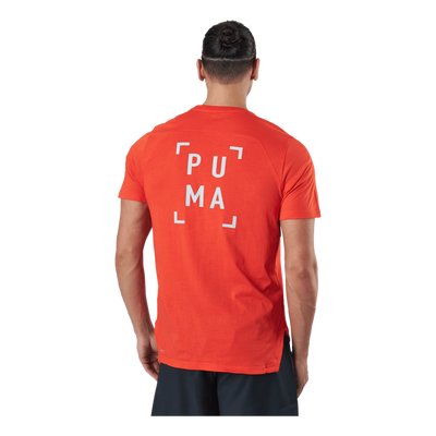 Train Logo Ss Tee Cherry Tomato