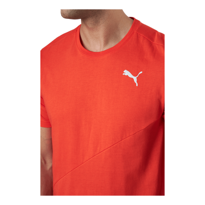 Train Logo Ss Tee Cherry Tomato