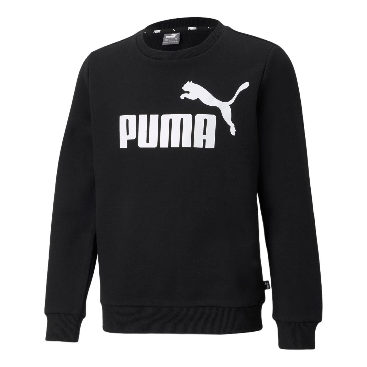 Ess Big Logo Crew Fl B Puma Black