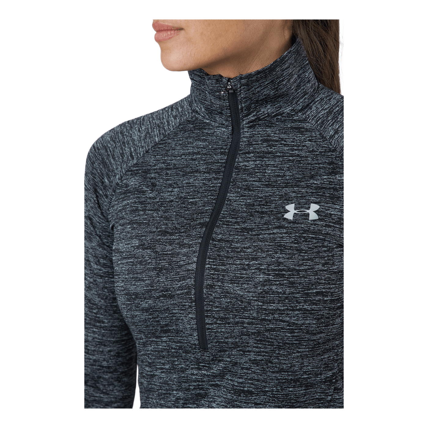 Tech 1/2 Zip - Twist Black / Black / Metallic Silve