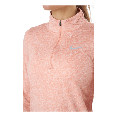 Nike Element Women's 1/2-zip R Lt Madder Root/reflective Silv