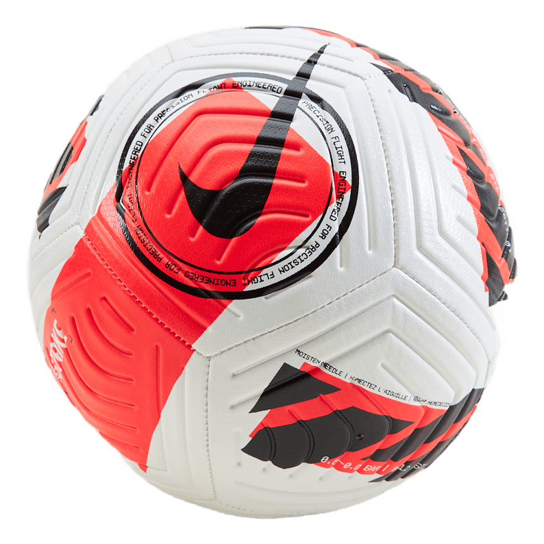 Nike Strike Soccer Ball White/bright Crimson/black