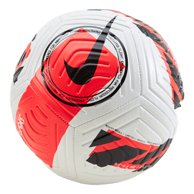 Nike Strike Soccer Ball White/bright Crimson/black