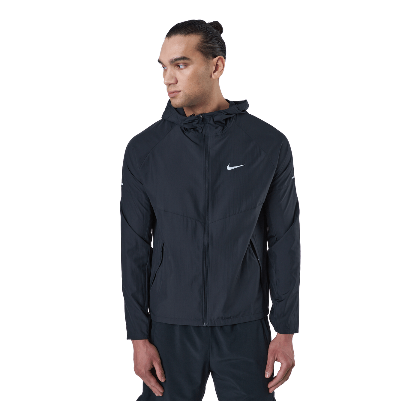 Repel Miler Men's Running Jacket BLACK/BLACK/REFLECTIVE SILV
