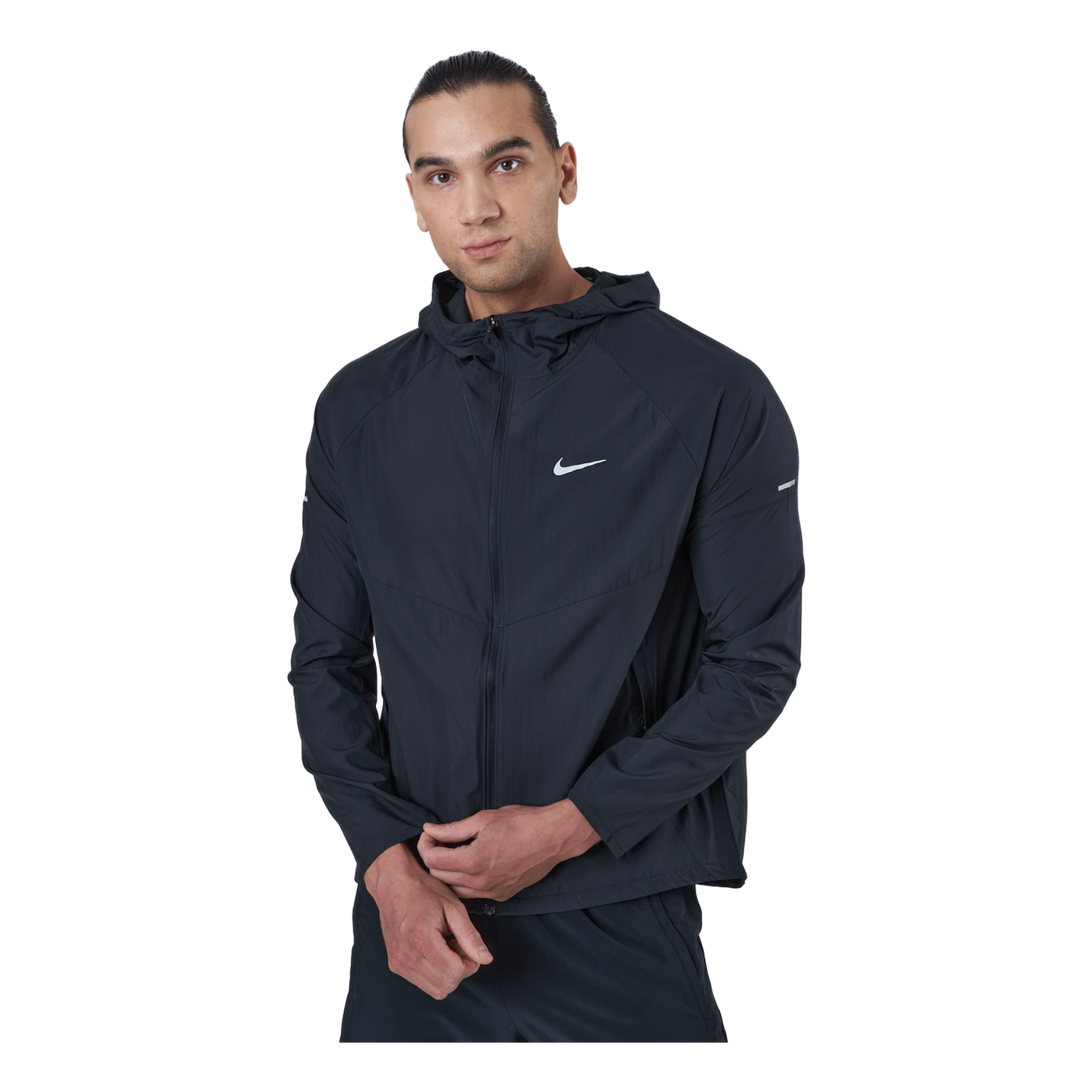 Repel Miler Men's Running Jacket BLACK/BLACK/REFLECTIVE SILV