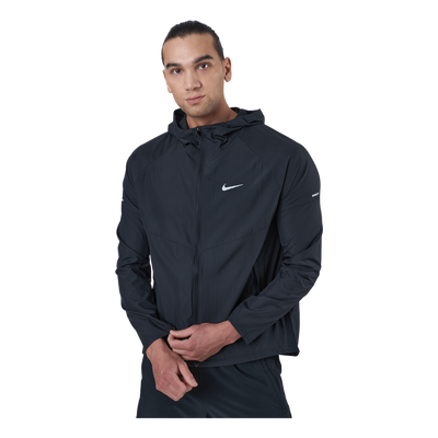 Repel Miler Men's Running Jacket BLACK/BLACK/REFLECTIVE SILV
