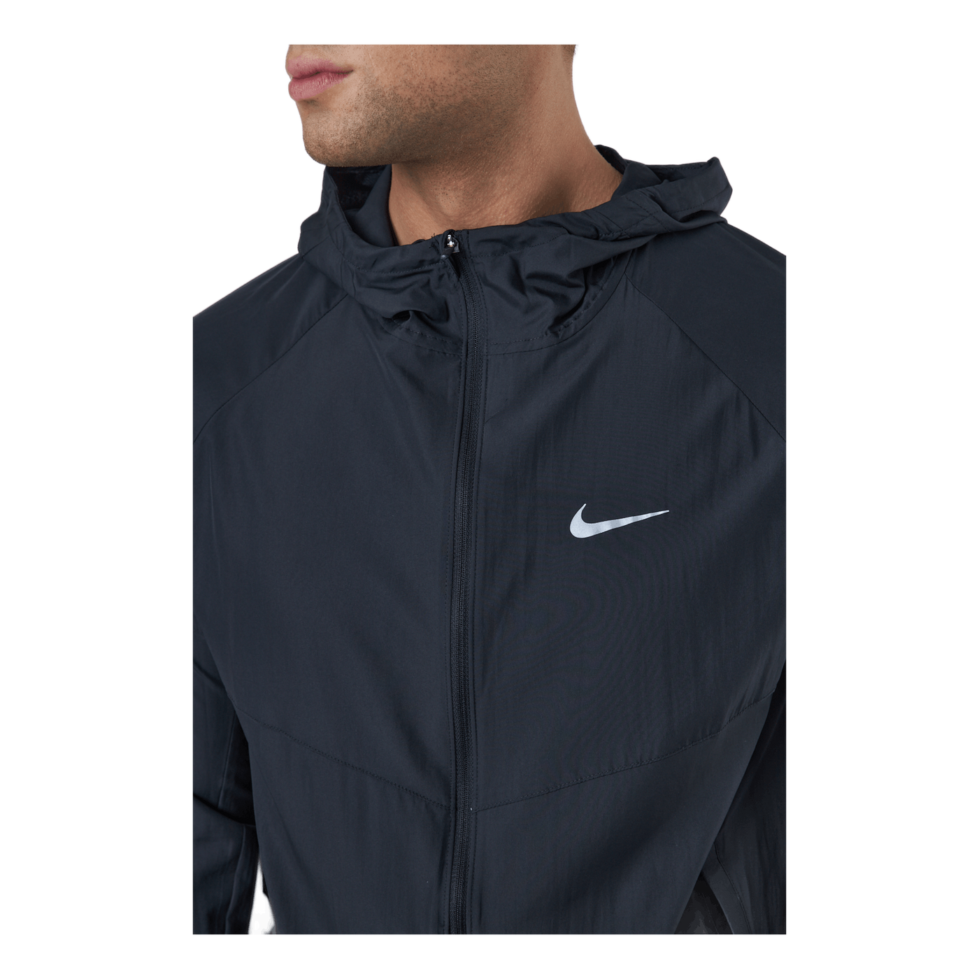 Repel Miler Men's Running Jacket BLACK/BLACK/REFLECTIVE SILV