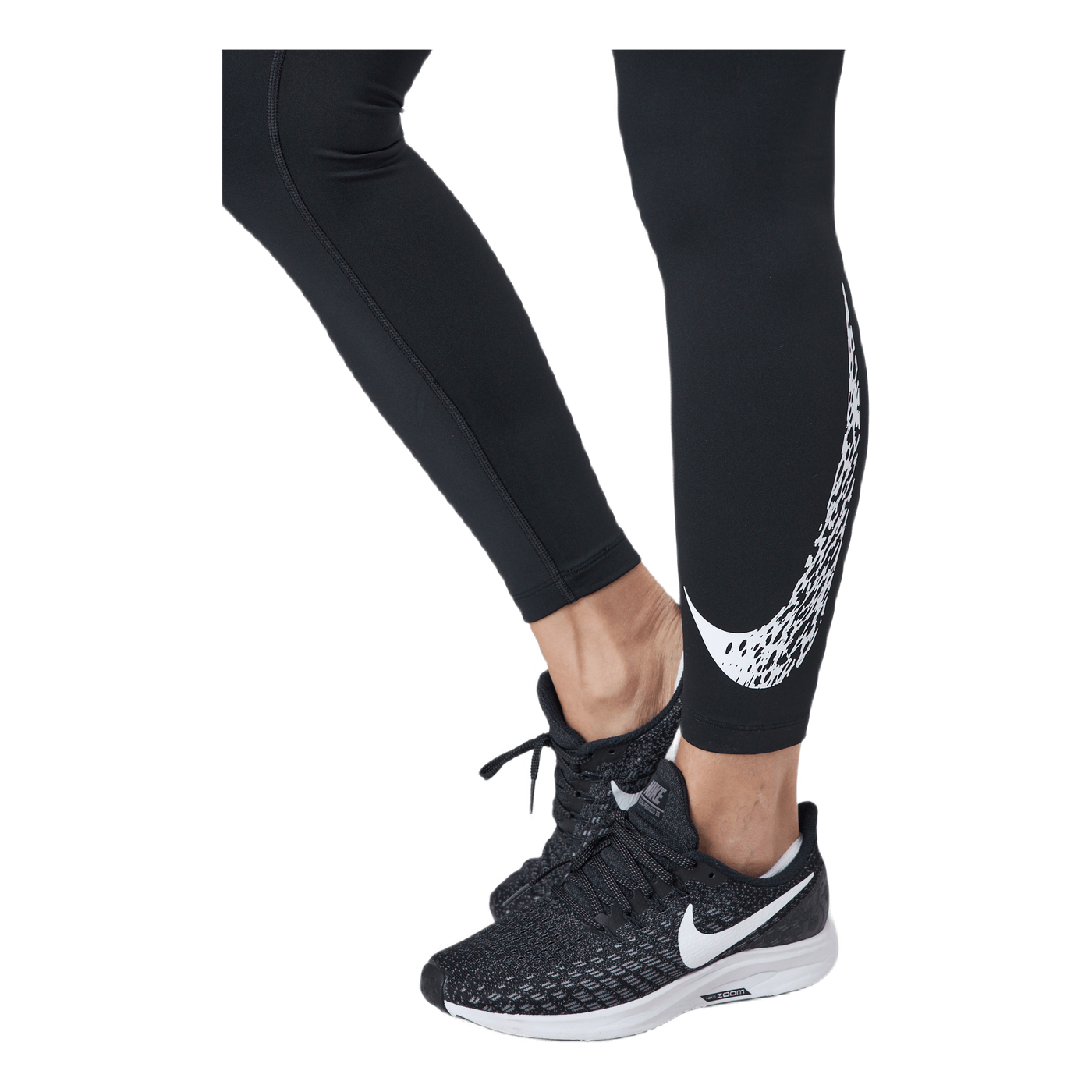 Nike Dri-fit Swoosh Run Women' Black/reflective Silv/white