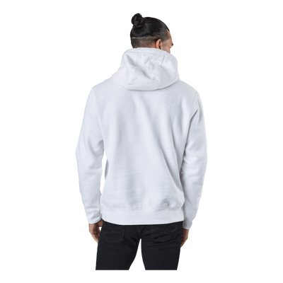 Sportswear Club Fleece Pullover Hoodie WHITE/WHITE/BLACK