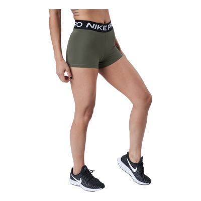 Nike Pro Women's 3" Shorts Medium Olive/black/black